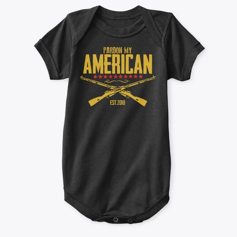 Pardon My American Militia Onesie